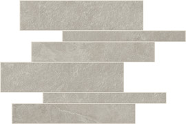 Hero Silver 12×12 Linear Mosaic