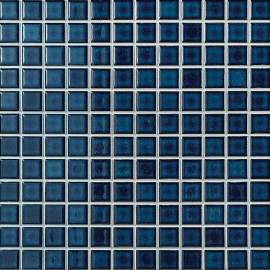 Biyusai Navy Blue 1×1 Mosaic
