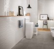 3D Wall Wave White 16x32 Glossy