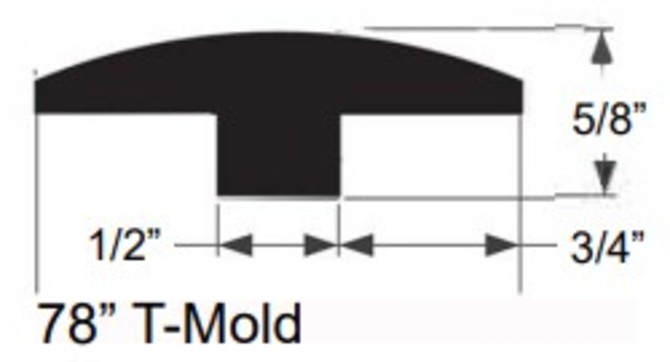 Tudor Brown 2×86 T-Mold