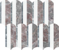 Waterjet Stone Mosaics Blush 11×12 Hydros Mosaic Honed