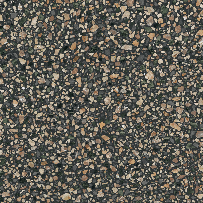 Romana Multicolor Black 24×24 Field Tile Matte Rectified