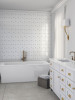 Accent Bleu Hexy Mosaic