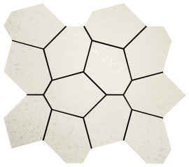 Alaska Ice 13×15 Polygon Mosaic Matte