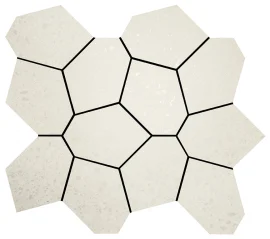 Alaska Ice 13×15 Polygon Mosaic Matte