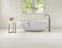 Portugal Velho White 12x24 and 2x2 Mosaic
