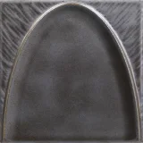 Palm Canyon Aged Bronze 5×5 Arc Decorative Tile