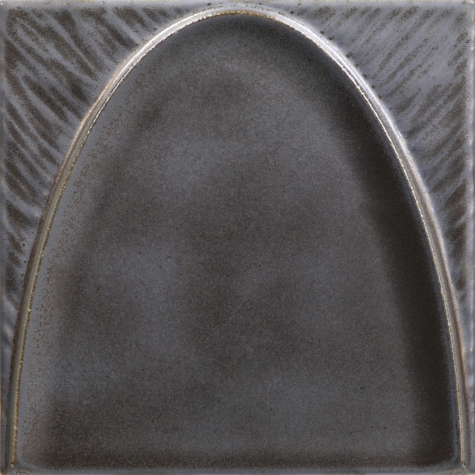 Palm Canyon Aged Bronze 5×5 Arc Decorative Tile