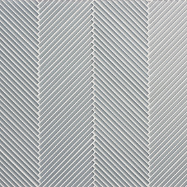 Astoria Sidecar 3/16×4-7/8 Flute Herringbone Mosaic Silk