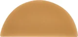 Cursive Goldenrod 2×4 Demilune Glossy Cursive Goldenrod 2×4 Demilune Glossy
