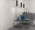 3D Wall Mesh White 16x32 Matte