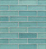 Elements Kentucky Blue 1-1/4×5 Brick Mosaic Silk