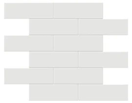 Nantucket Platinum 2×6 Brick Mosaic Glossy Nantucket Platinum 2×6 Brick Mosaic Glossy