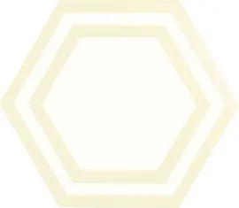Sol Bone 8×9 Hexagon Deco Field Tile Semi-Matte