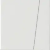 Murals Lines Bright White 6×6 Wall Tile Stonematt
