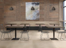 Union Weathered Beige 24x48, and Rusted Brown 8x48 and 2x3 Modern Weave Mosaic