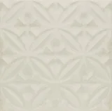Sanibel White Sand 6×6 Caspian Decorative Tile Crackle Glossy