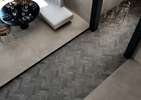 Materica Polvere 47x47 Matte and Antracite 3x12 Soft