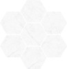 Carrara 12×11 Hexagon Mosaic Honed Rectified