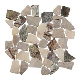 Mosaic Series Honey & Forest Mix 12×12 Random Mosaic Tumbled