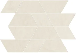 Spectrum White 12×14 Maze Mosaic Silk