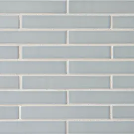 6th Avenue Pale Sky 1×6 Mosaic Glossy
