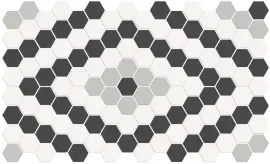 Nantucket Night Blend 8×13 Diamond Pattern Mosaic Matte