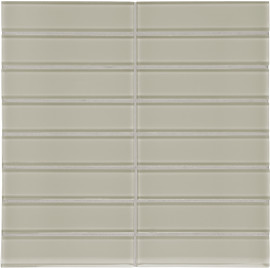 Bliss Element Glass Earth 2×6 Stacked Mosaic