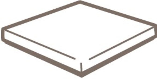 Civic Silent 13×13 Cross Angolare Matt Touch Plus Rectified