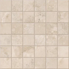 Rendezvous Cross Cut Cream 2×2 Mosaic Matte Rectified