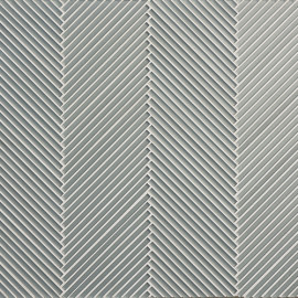 Bristol Fern 3/16×4-7/8 Herringbone Mosaic Silk