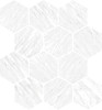Marmo Volakas 9×11 Hexagon Mosaic Polished