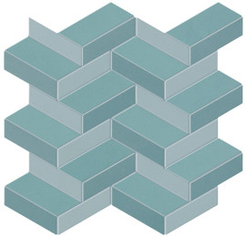 Spectrum Light Blue 12×13 Wiggle Mosaic Spectrum Light Blue 12×13 Wiggle Mosaic
