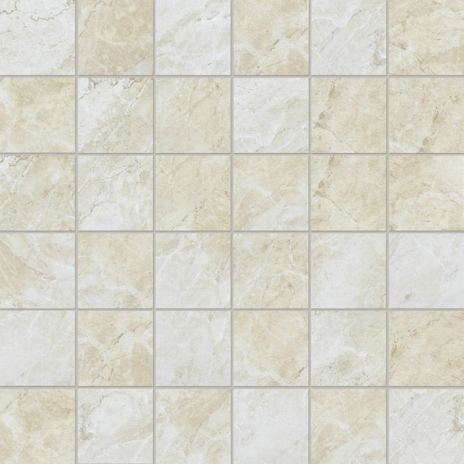 Malena Ivory 2×2 Mosaic