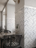 Shift Grey White Matrix Mosaic