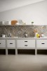 Block White 24x24, White, Greige, Mocha Deco 6x6