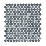 Mosaic Series Nebula 11×12 Penny Round Mosaic Honed Mosaic Series Nebula 11×12 Penny Round Mosaic Honed