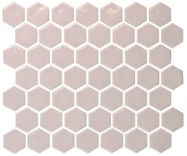 Regina Sand 2×2 Hexagon Mosaic Glossy