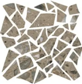 Volpino Clay 12×12 Palladian Mosaic Stone Mixed Rectified Volpino Clay 12×12 Palladian Mosaic Stone Mixed Rectified