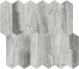 Volcana Notte 2×6 Picket Mosaic Poned