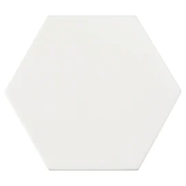 6th Avenue White 6″ Hexagon Mosaic