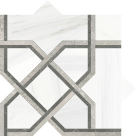 Waterjet Stone Mosaics Mist 10×10 Madina Mosaic Honed