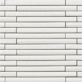 Hosowari Border White 3/4×9 Random Mosaic