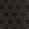 Ellington Ebony & Copper 5″ Savoy Decoratve Tile Honed