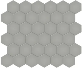 Nantucket Dark Gray 2″ Hexagon Mosaic Matte