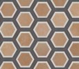 Tuscany Beige 9×10 Modern Hexagon Decorative Tile Matte