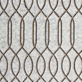 Tangent Calacata 17×9 Merge Mosaic