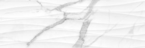 Raffino Statuario Valore 12×36 Curva Decorative Tile Rectified