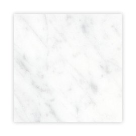 Part Deco Series Italian Carrara Light Select Honed 6×6 Square Solid Honed