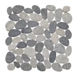Random Series Motley Grey 12×12 Cobbles Mosaic Tumbled Random Series Motley Grey 12×12 Cobbles Mosaic Tumbled
